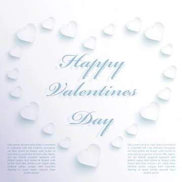 Hearts paper background Stock-Illustration