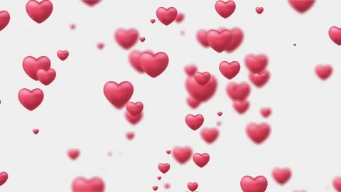 Hearts Particles Flying Motion Background Stock Footage 320851727