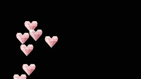 Hearts pattern Stock Footage 170180327