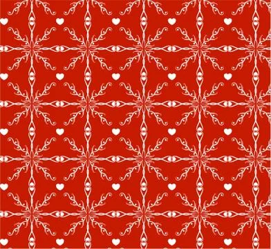 Hearts pattern Stock Illustration