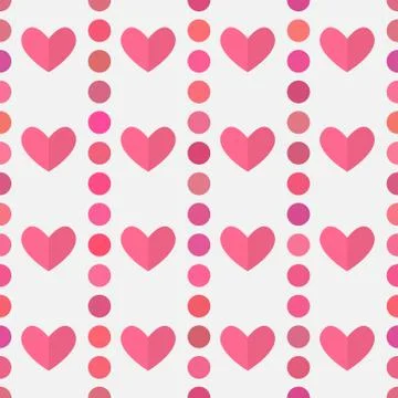Hearts pattern Stock Illustration