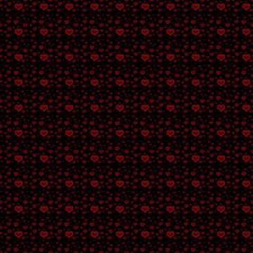 Hearts Pattern Illustrazione stock