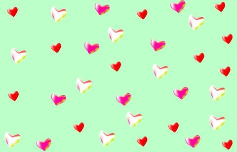 Heart's pattern Stock Illustration