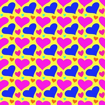 Hearts pattern Stock Illustration