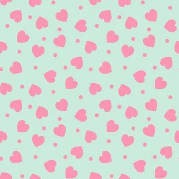 Hearts pattern Ilustración de archivo