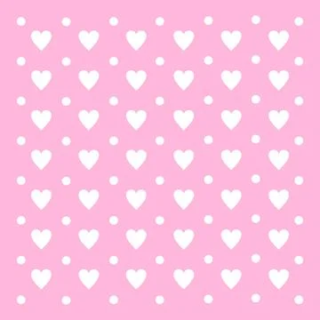 Hearts pattern Stock Illustration