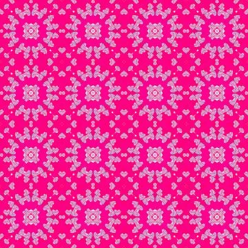 Hearts pattern on pink background Stock Illustration