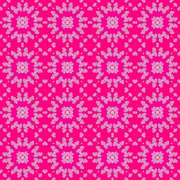 Hearts pattern on pink background Stock Illustration