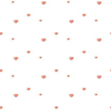 Hearts pattern. Pink Stock Illustration