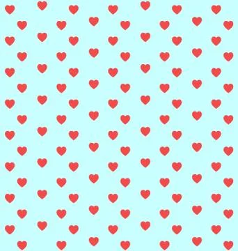 Hearts pattern for Valentine's Day ,vector background. Stock Illustration