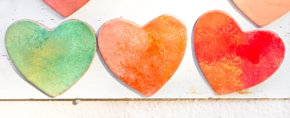 Hearts 库存照片