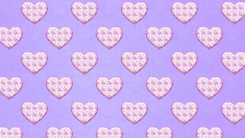 Hearts on a purple background Stock Footage 150778912