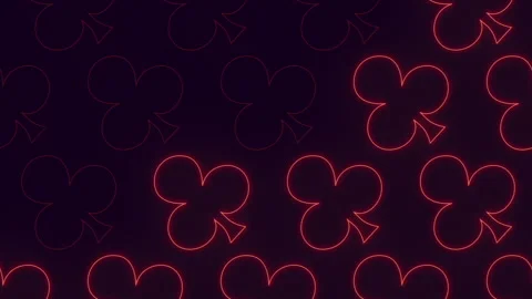 Hearts in red lines simple and versatile pattern design Stock Footage 289236148
