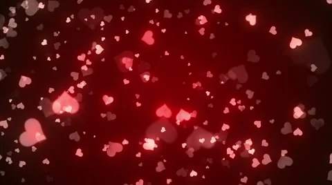 Hearts Scaling Vídeo Stock 5504930