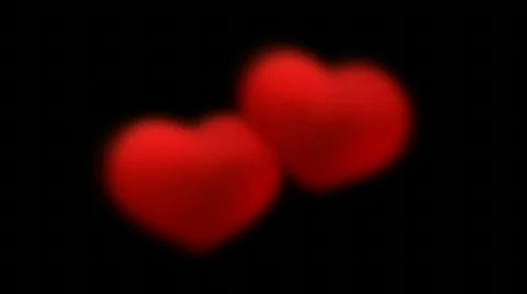 Hearts seamless loop Stock Footage 784291