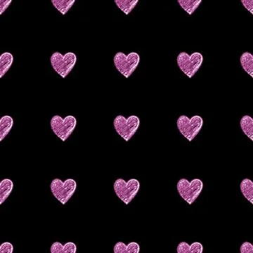 Hearts seamless pattern Stock Illustration