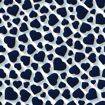 Hearts. Seamless pattern. Vector illustration. Hearts. Seamless pattern. V... Stock Photos
