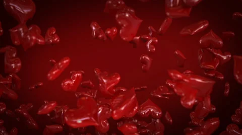 Hearts in the vortex Stock Footage 34789414