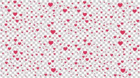 Hearts Wall Stock Illustration