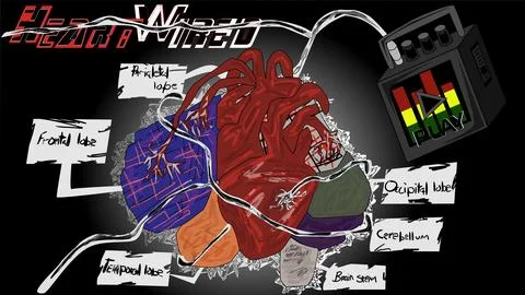 Heartwired Stock Illustration