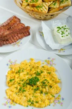 A hearty breakfast Stock Photos
