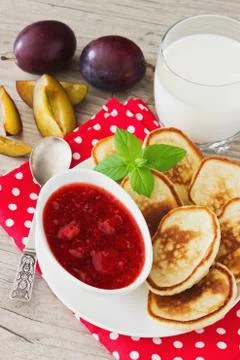 Hearty breakfast Stock Photos