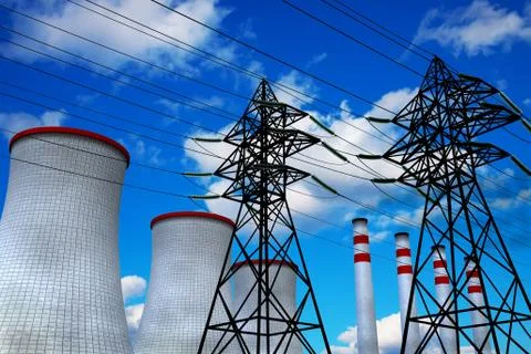 Heat and power engineering concept Stock-Illustration