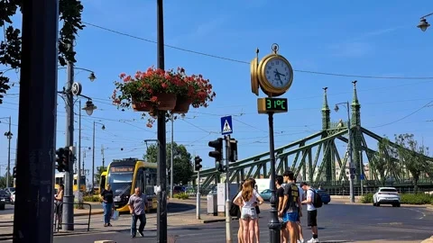 Heat in Budapest Stock Footage 311375533