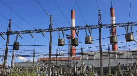 Heat electropower station Stock Footage 899239