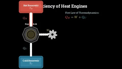 Heat Engine Efficiency Vídeos de archivo 336508569