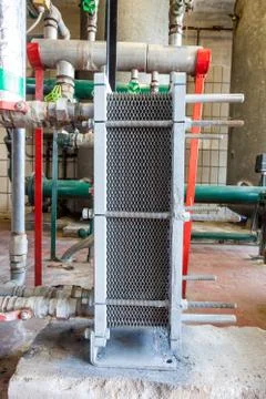 An heat exchanger Stock Photos