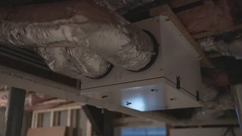 Heat Exchanger System Interior House Stock Footage 164485573