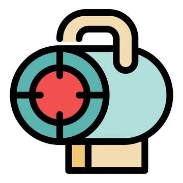 Heat gun targeting specific area with precision and accuracy Stock Illustration