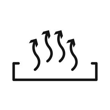 Heat Icon Pack Warmth Illustrations for Climate and Weather Forecasts Stock Illustration