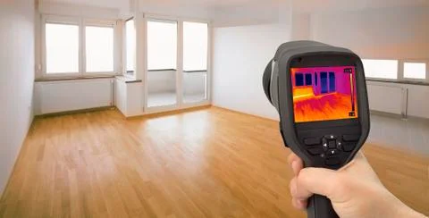 Heat Leak Detection Stock Photos