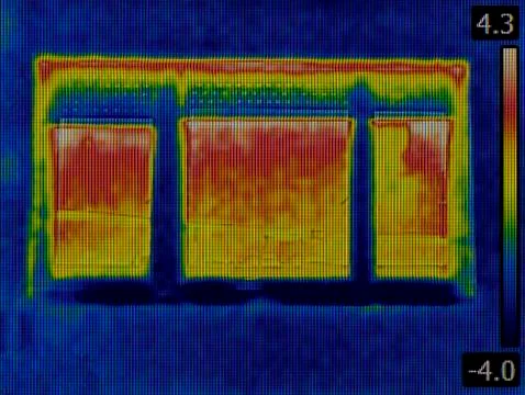 Heat loss detection Stock Photos