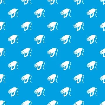 Heat power tool pattern vector seamless blue Stock Illustration