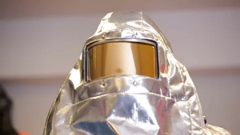 Heat protective suit Stock Footage 69165108