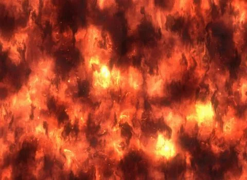 Heat red fire flame background Stock Illustration