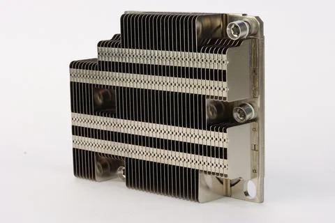 Heat removal radiator for installation on a microprocessor 写真素材