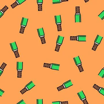 Heat resistant flame retardant vector seamless pattern Stock Illustration