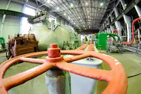 At heat station Stock Photos