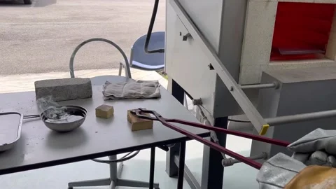 Heat treatment process 스톡 동영상 194433316