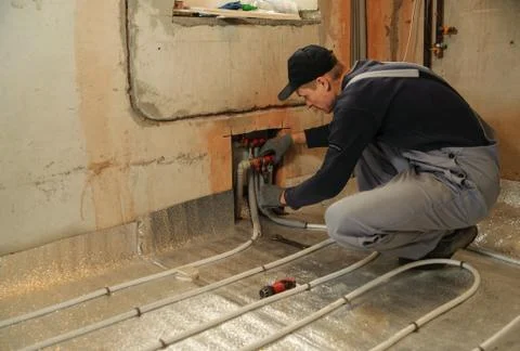 Heated floor Stock Photos