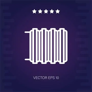 Heater  icon Illustrazione stock