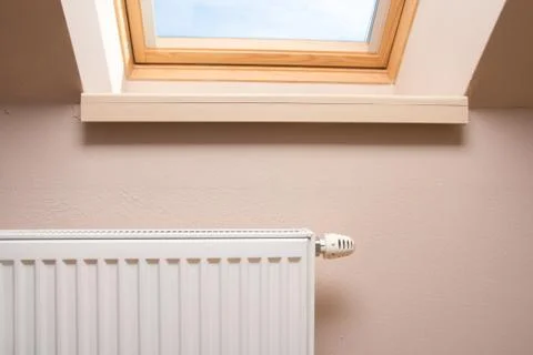 Heater in room Stock Photos
