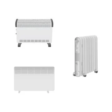 Heater set Stock Illustration
