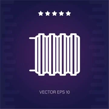 Heater vector icon Stock Illustration