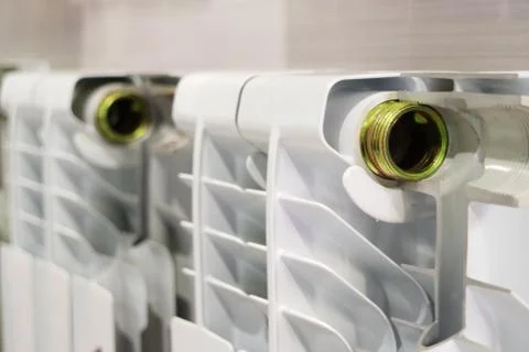 Heating battery Stock Photos