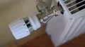 Heating battery with temperature regulator HD Footage